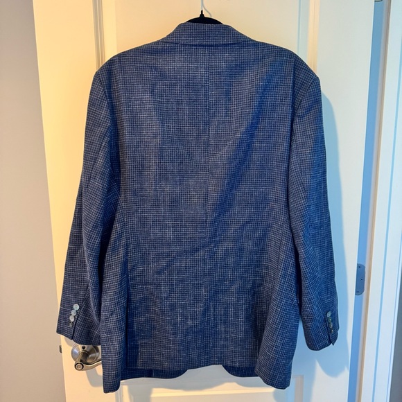 New! Hugo Boss Navy Blue Sport Coat Blazer | 46R - Picture 6 of 9